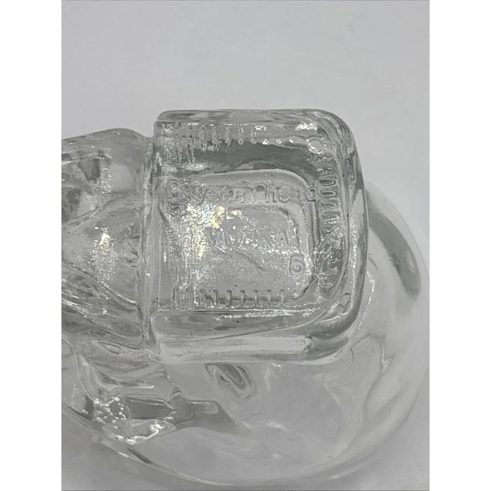 Crystal Head Vodka Clear Glass Skull Shot Glass 2 oz Dan Aykroyd